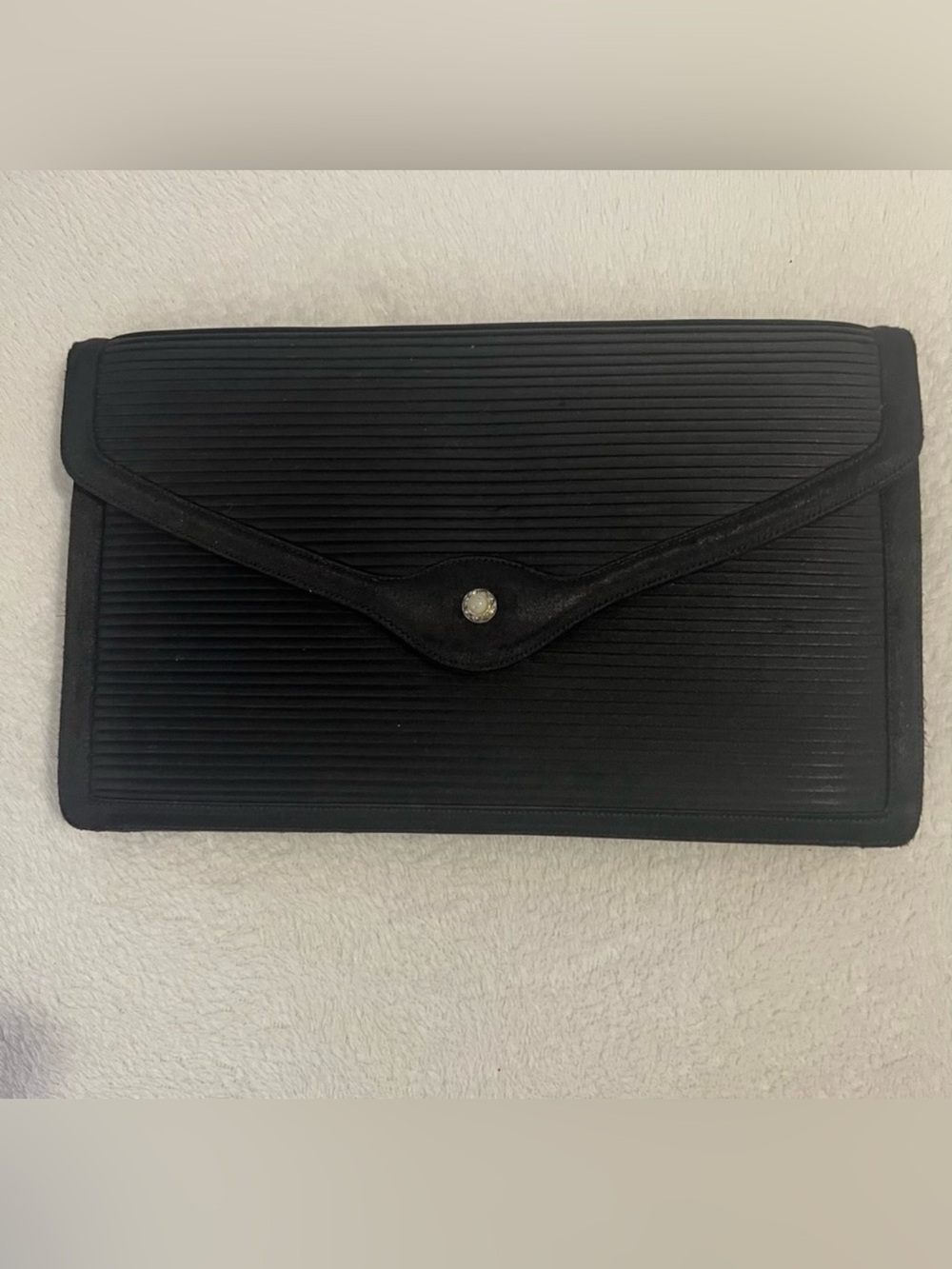 💚 COBLENTZ ORIGINAL Black Satin, Stones Clutch/ coin purse🩷